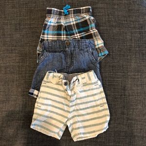 Bundle of 3 toddler shorts, Size 12 mo